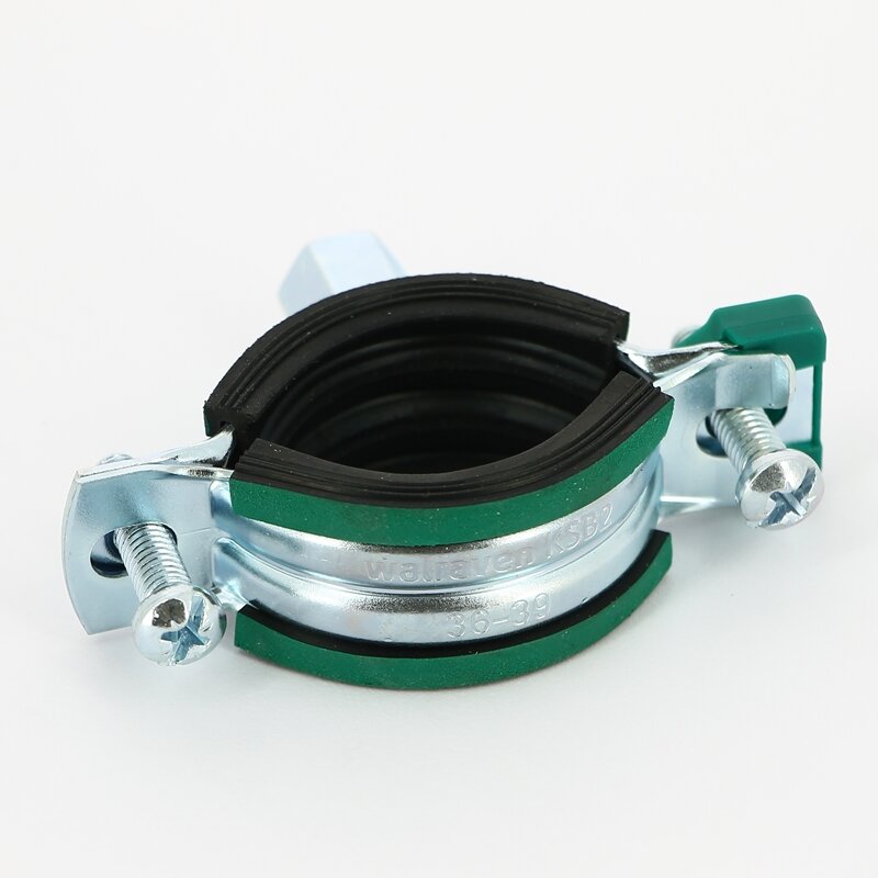 Хомут для труб KSB2 Walraven M8/М10 (36-39 мм) 2-х винт. с уплотн. epdm, быстрый замок