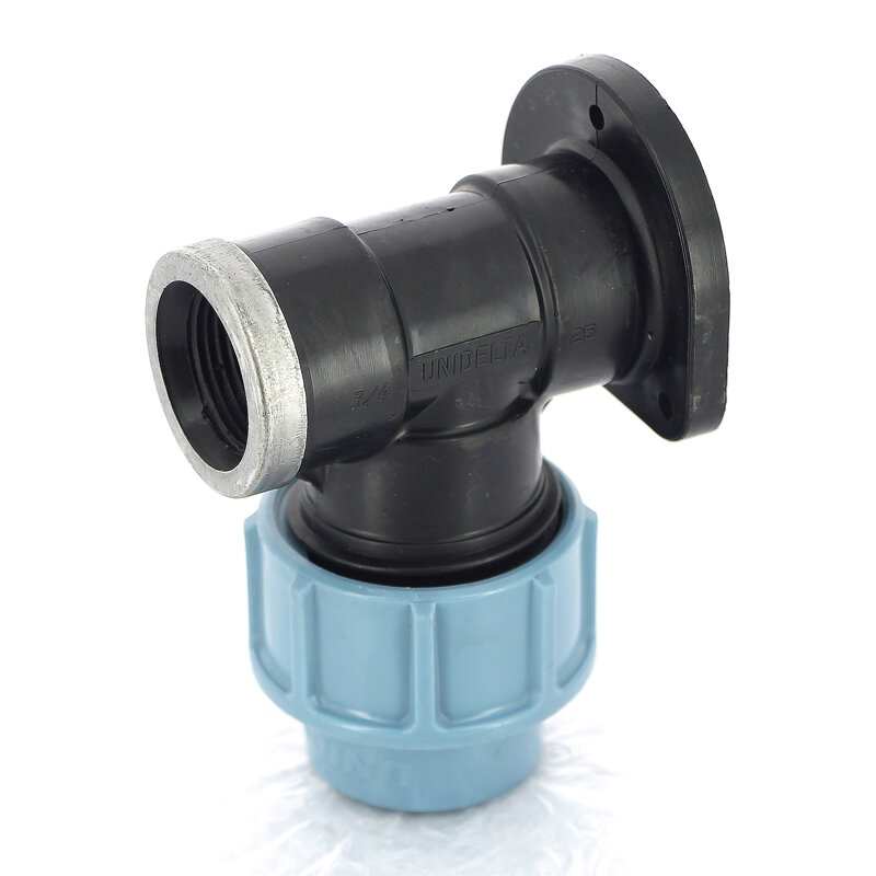 Водорозетка обжим-В для труб ПНД UNIDELTA 25x3/4