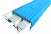 Алюминиевый закладной профиль SafeStep 1,2 м голубой