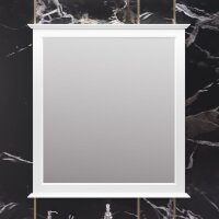 Зеркало Кантара 85, цвет белый матовый