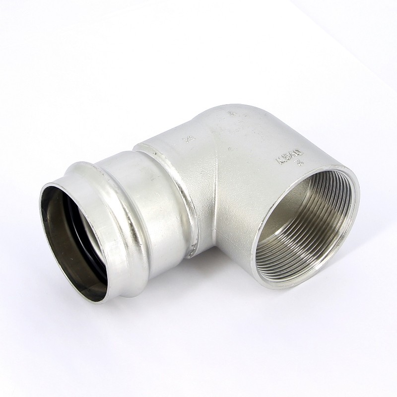 Угол пресс-В компактный нержавеющая сталь Sanpress Inox VIEGA 54x2