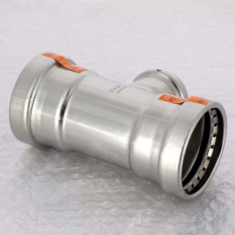 Тройник пресс нержавеющая сталь Sanpress Inox VIEGA 64x42x64