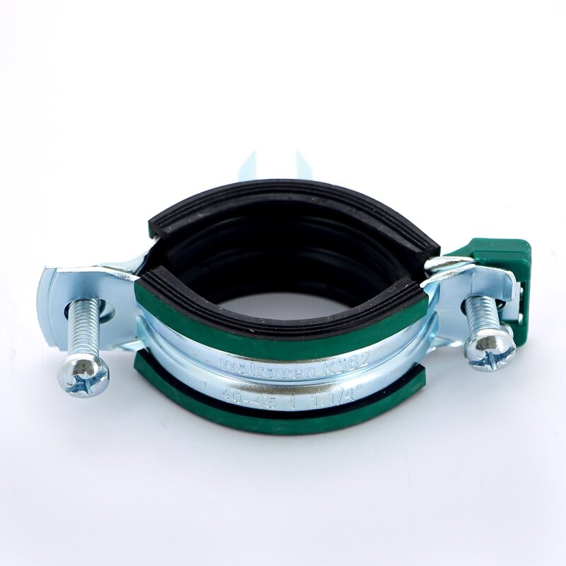 Хомут для труб KSB2 Walraven M8/М10 1 1/4 (40-45 мм) 2-х винт. с уплотн. epdm, быстрый замок