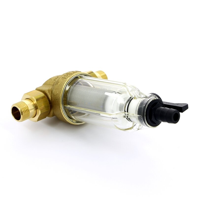 Фильтр промывной BWT Protector mini 1/2 100 мкм для х/в пластик. колба