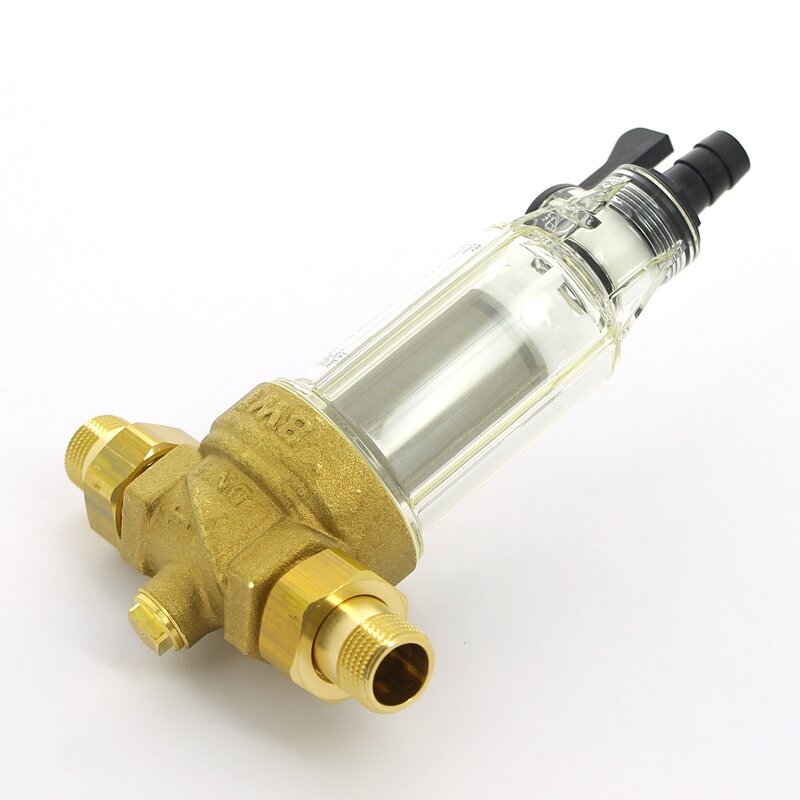 Фильтр промывной BWT Protector mini 1/2 100 мкм для х/в пластик. колба