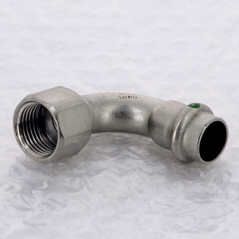 Угол пресс-В нержавеющая сталь Sanpress Inox VIEGA 15x1/2