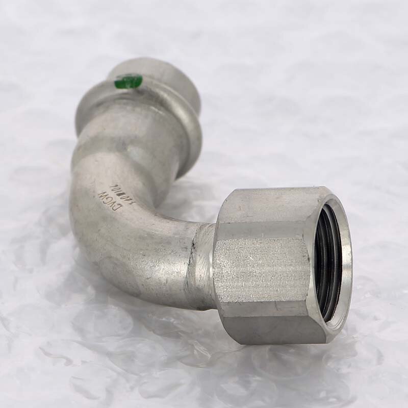 Угол пресс-В нержавеющая сталь Sanpress Inox VIEGA 15x1/2