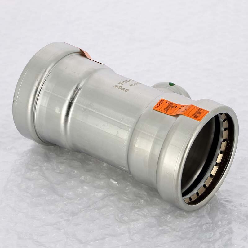 Тройник пресс нержавеющая сталь Sanpress Inox VIEGA 64x35x64