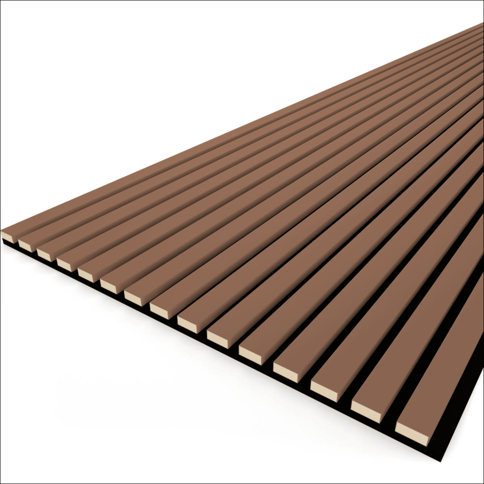 Панель МДФ Стеновая Акустическая Stella Trend De Luxe Terracotta 2780х600х21 мм (1шт = 1,668м²)