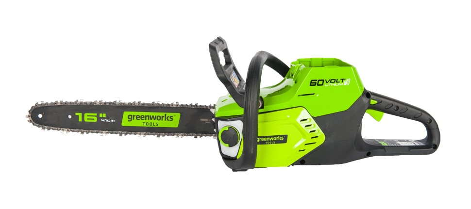 Цепная пила аккумуляторная Greenworks GD60CS40 60V (40 см) с АКБ и ЗУ