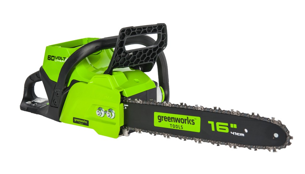 Цепная пила аккумуляторная Greenworks GD60CS40 60V (40 см) с АКБ и ЗУ
