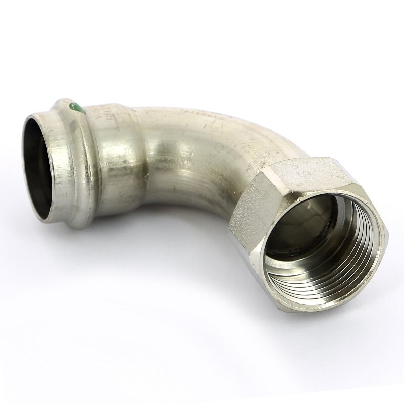 Угол пресс-В нержавеющая сталь Sanpress Inox VIEGA 28х1