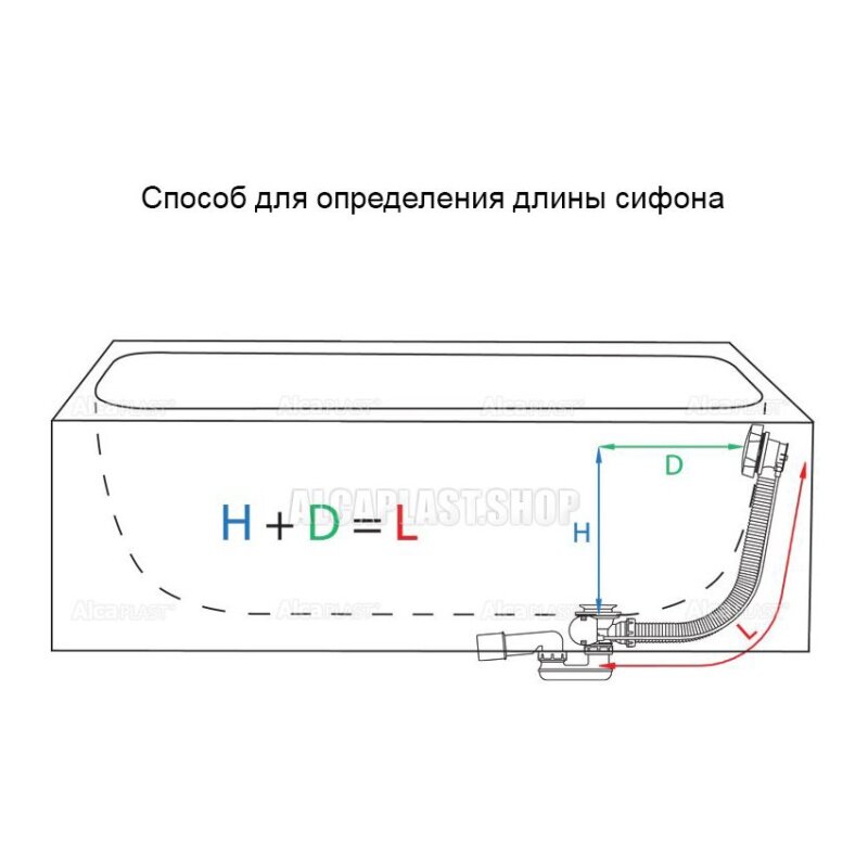 Слив-перелив Alcaplast для ванны полуавтомат большая пробка хром