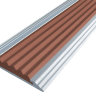 Противоскользящая полоса-порог Стандарт 40 мм коричневая 2,7 м