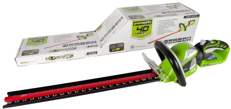Кусторез аккумуляторный G-MAX 40V GREENWORKS G40HT61