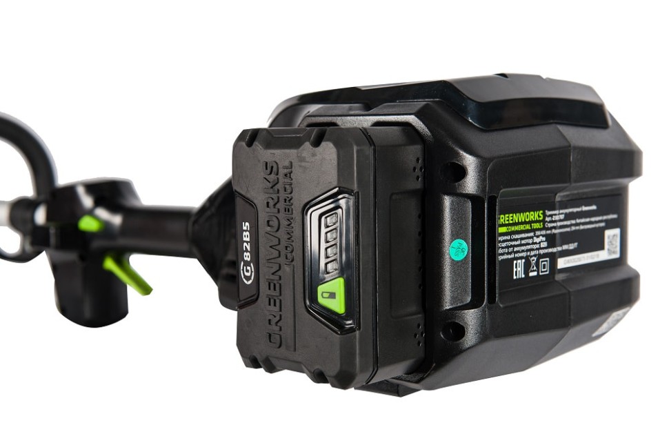 Триммер аккумуляторный 82V GREENWORKS GС82BCK5