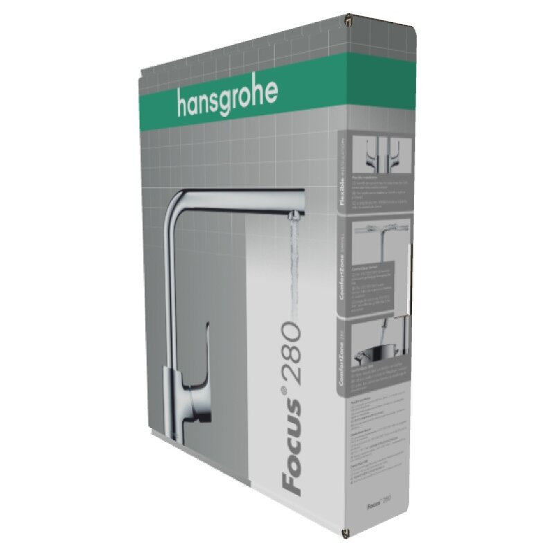 Кухонный смеситель HansGrohe 280 HG Focus однорычажный хром