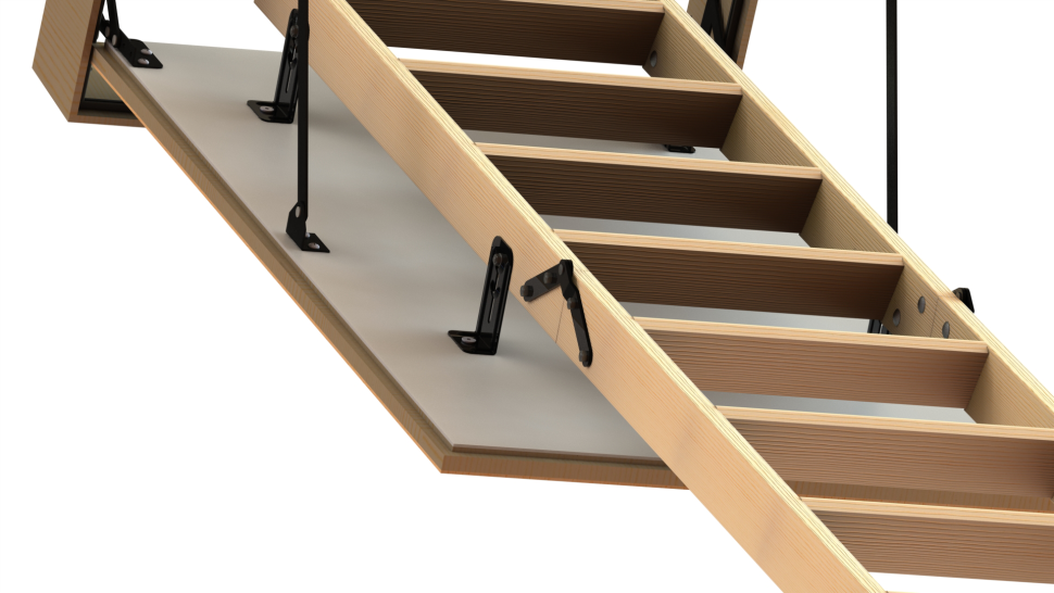 Чердачная лестница Oman Termo 60x140 см h-2,8m