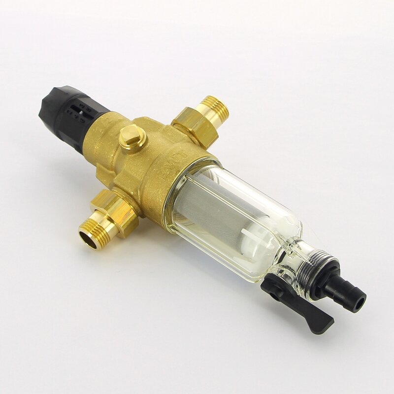 Фильтр промывной BWT Protector mini HWS 1/2 100 мкм для х/в пластик. колба