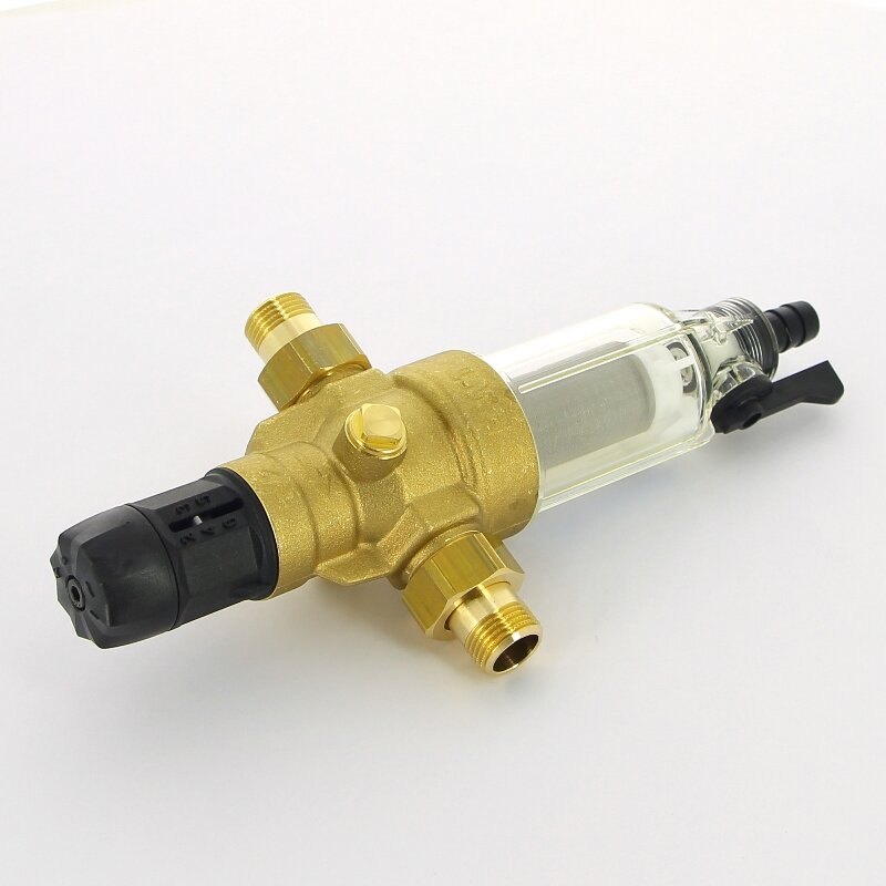 Фильтр промывной BWT Protector mini HWS 1/2 100 мкм для х/в пластик. колба