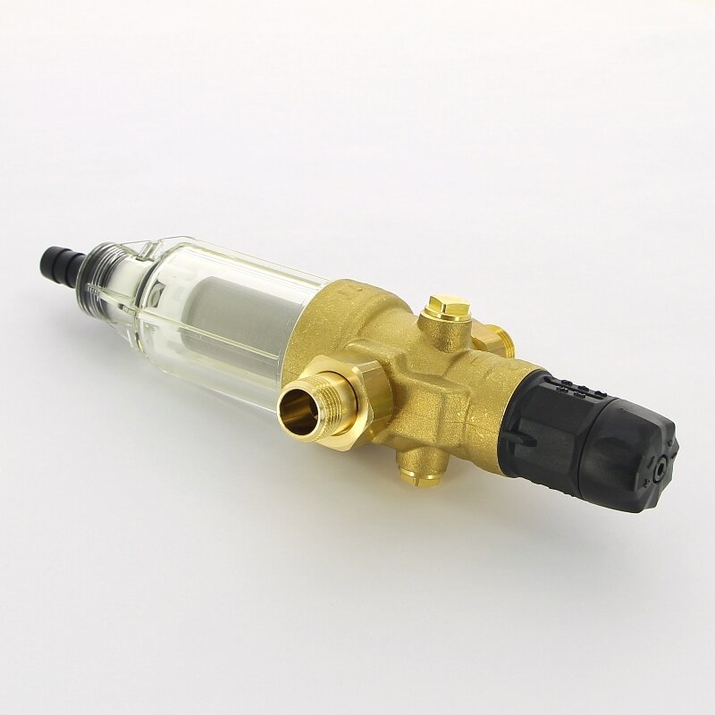 Фильтр промывной BWT Protector mini HWS 1/2 100 мкм для х/в пластик. колба