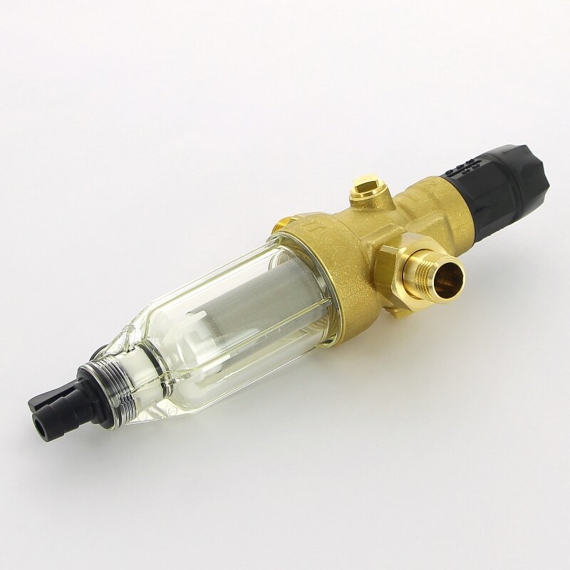 Фильтр промывной BWT Protector mini HWS 1/2 100 мкм для х/в пластик. колба