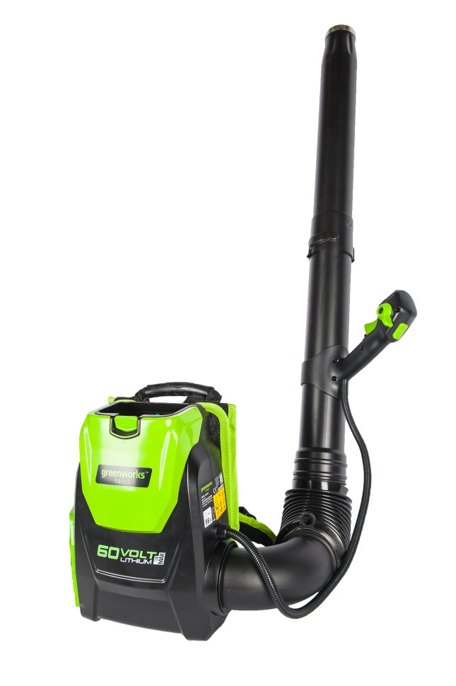 Воздуходув ранцевый бесщеточный аккумуляторный GD-60 60V GREENWORKS GD60BPB