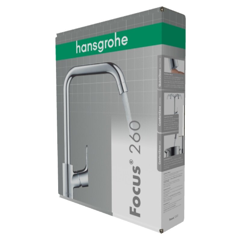 Кухонный смеситель HansGrohe 260 HG Focusоднорычажный хром