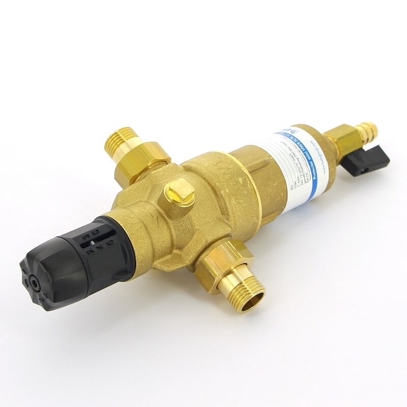 Фильтр промывной BWT Protector mini HWS 1/2 100 мкм латунная колба