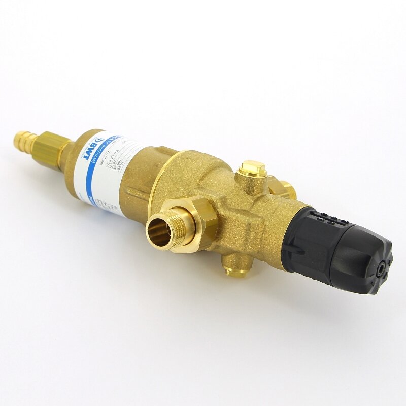 Фильтр промывной BWT Protector mini HWS 1/2 100 мкм латунная колба