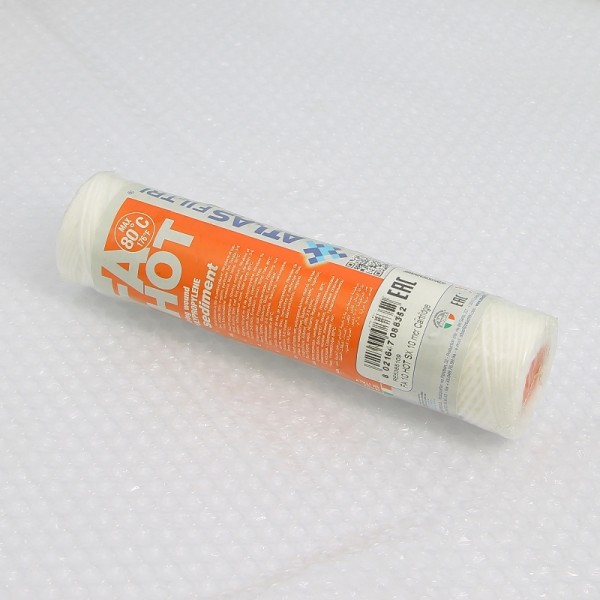 Картридж 10 Atlas Filtri 10 мкм полипропиленовая нить для ГВС (FA HOT) SX