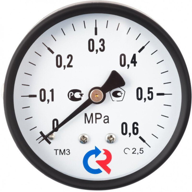 Манометр Росма ТМ-310 Т.00 63/16 (1/4, 0-16 бар, 2,5) аксиальный