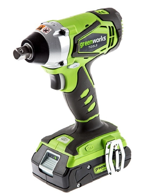 Гайковерт ударный аккумуляторный 24V GREENWORKS G24IW