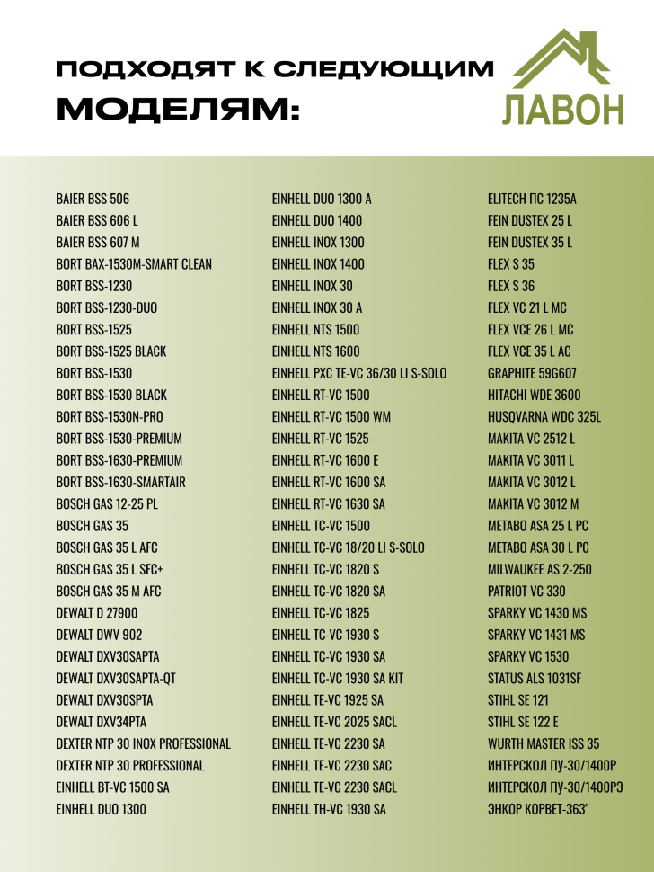 Одноразовые мешки для пылесосов Bosch, Bort, Metabo, Makita... Синтетические пылесборники для строительного мусора Лавон. Класс М. Комплект 5 штук