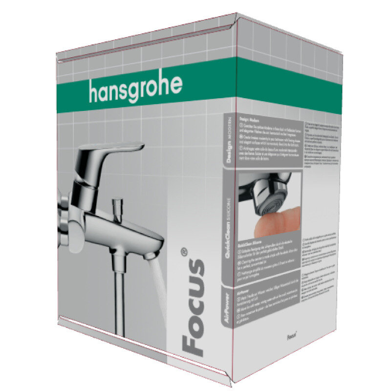 Смеситель для ванны HansGrohe HG Focus ВМ хром