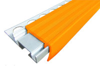 Алюминиевый закладной профиль ALPB 2,4 м оранжевый