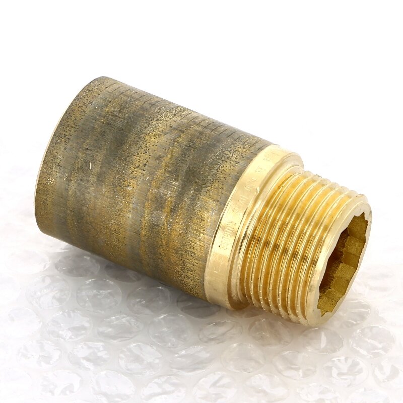 Удлинитель НВ хромированная бронза Viega 1/2 x 15