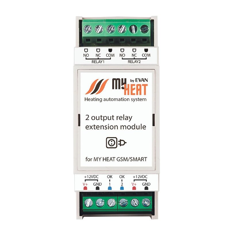 Блок-реле Эван на 2 выхода MY HEAT для GSM и SMART