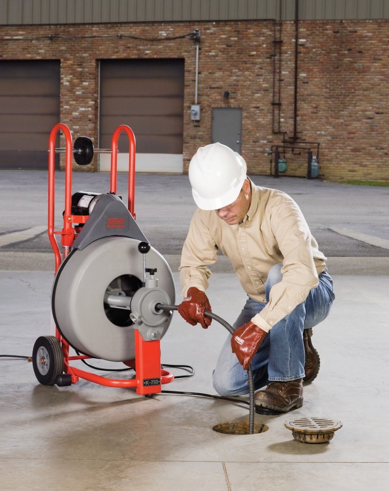 Машина прочистная барабанного типа RIDGID K-750 с C-100 230 В