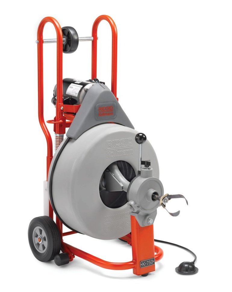 Машина прочистная барабанного типа RIDGID K-750 с C-27 230 В