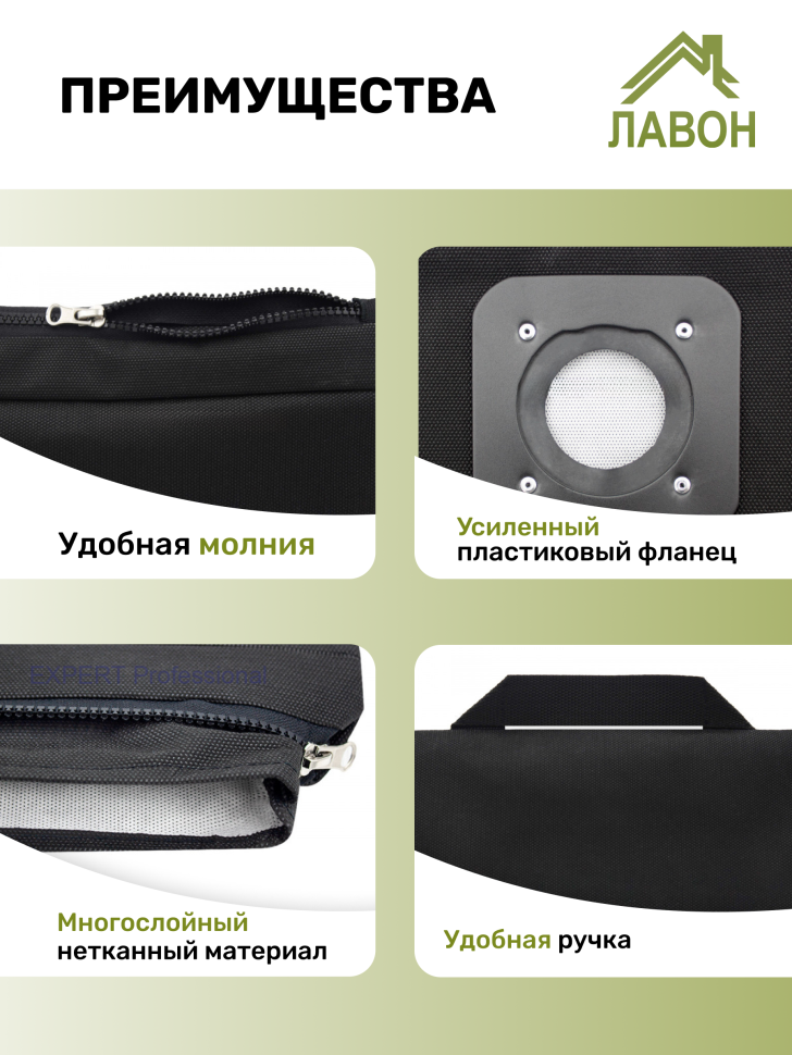 Мешок многоразовый для пылесосов Karcher WD 3, MV 3, SE 4001, WD 3.300, WD 3.500. Пылесборник на молнии