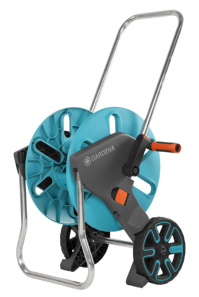 Тележка Gardena AquaRoll M со шлангом Classic, 20 м и комплектом для полива