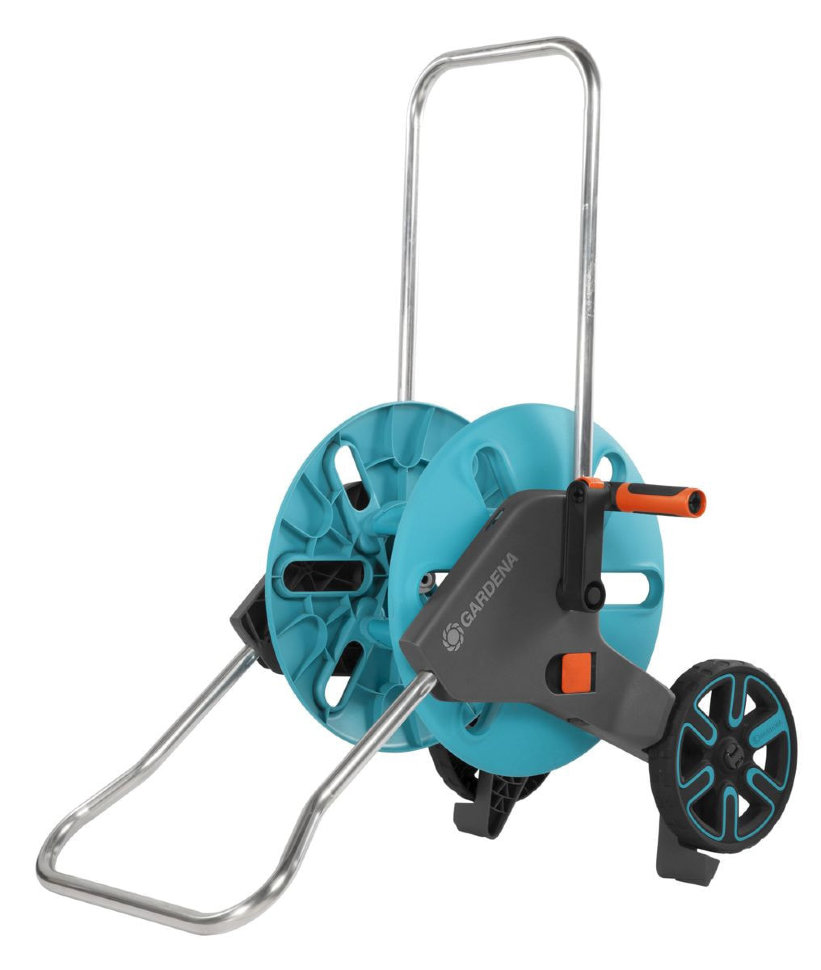 Тележка Gardena AquaRoll M со шлангом Classic, 20 м и комплектом для полива