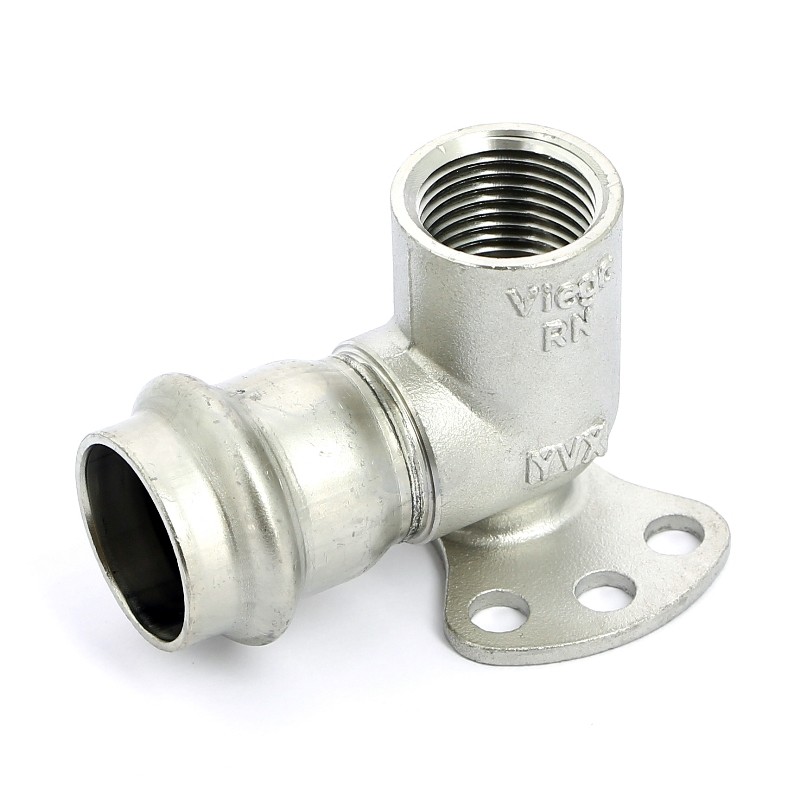 Водорозетка пресс нержавеющая сталь Sanpress Inox VIEGA 22х1/2