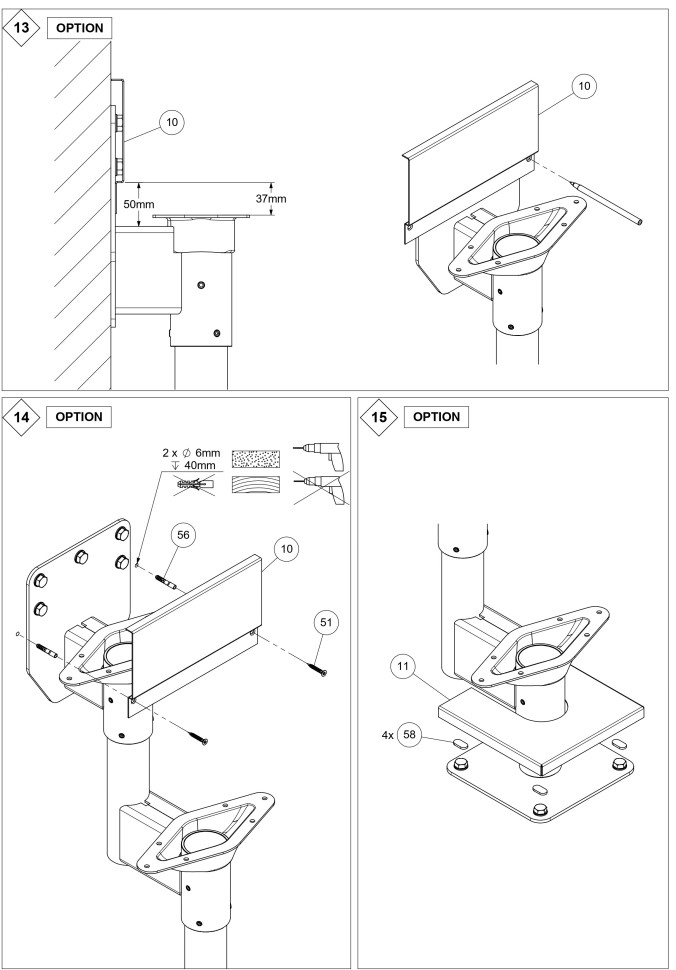 Модульная лестница DOLLE DALLAS прямая Антрацит