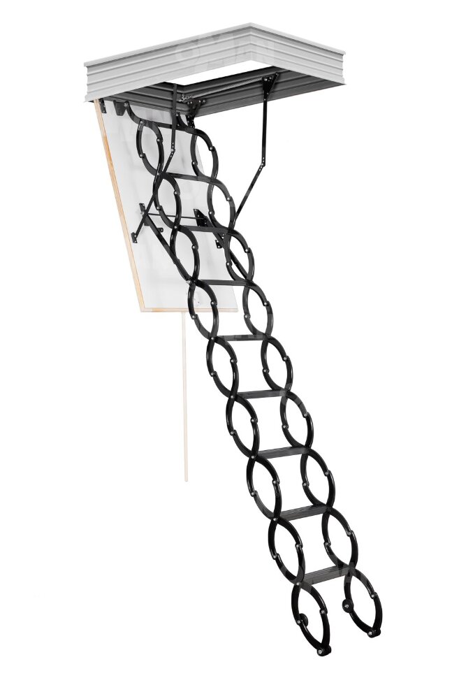 Чердачная лестница Oman NOZYCOWE METAL TERMO 50x100 см h-2,9m