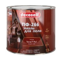 Эмаль для пола Pufas Decoself ПФ-266 золотисто-коричневая 1,9 кг
