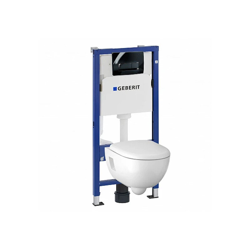 Комплект Geberit Renova 458.103.00.1 + 115.105.DW.1 черная + 500.800.00.1