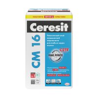Клей для плитки Ceresit CM 16 эластичный, 25 кг