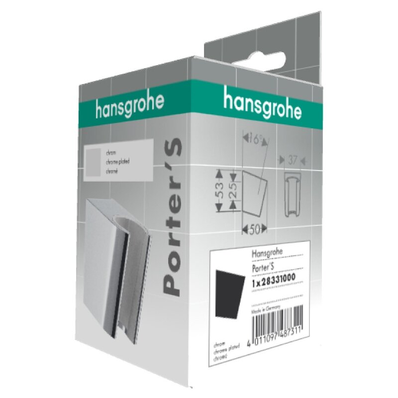 Держатель ручного душа HansGrohe HG Porter S хром